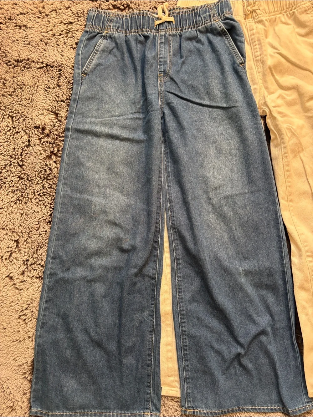 Lot of 4 Old Navy Girls High Rise Baggy Jeans